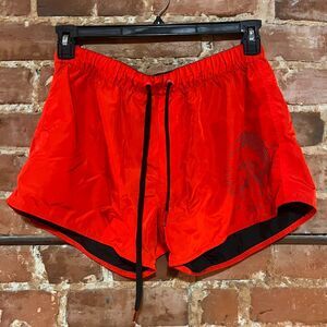 Diesel Beachwear red and black mens boardshorts - Size L